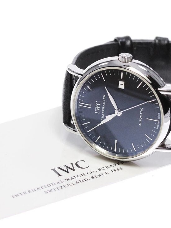 IWC SCHAFFHAUSEN Portofino IW356308 Date black Dial Automatic Men\'s Watch_837037 main image 4